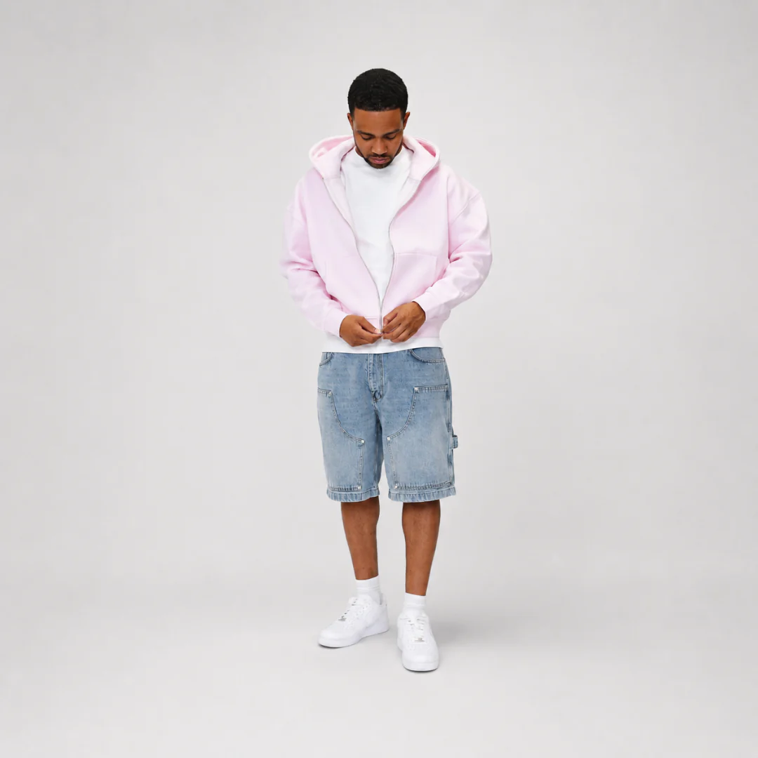 the denim carpenta' shorts - light blue - Image 3