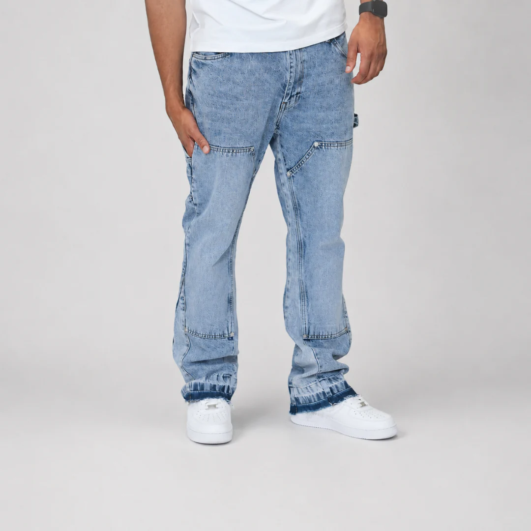 the flared carpenta' jeans - light blue - Image 3