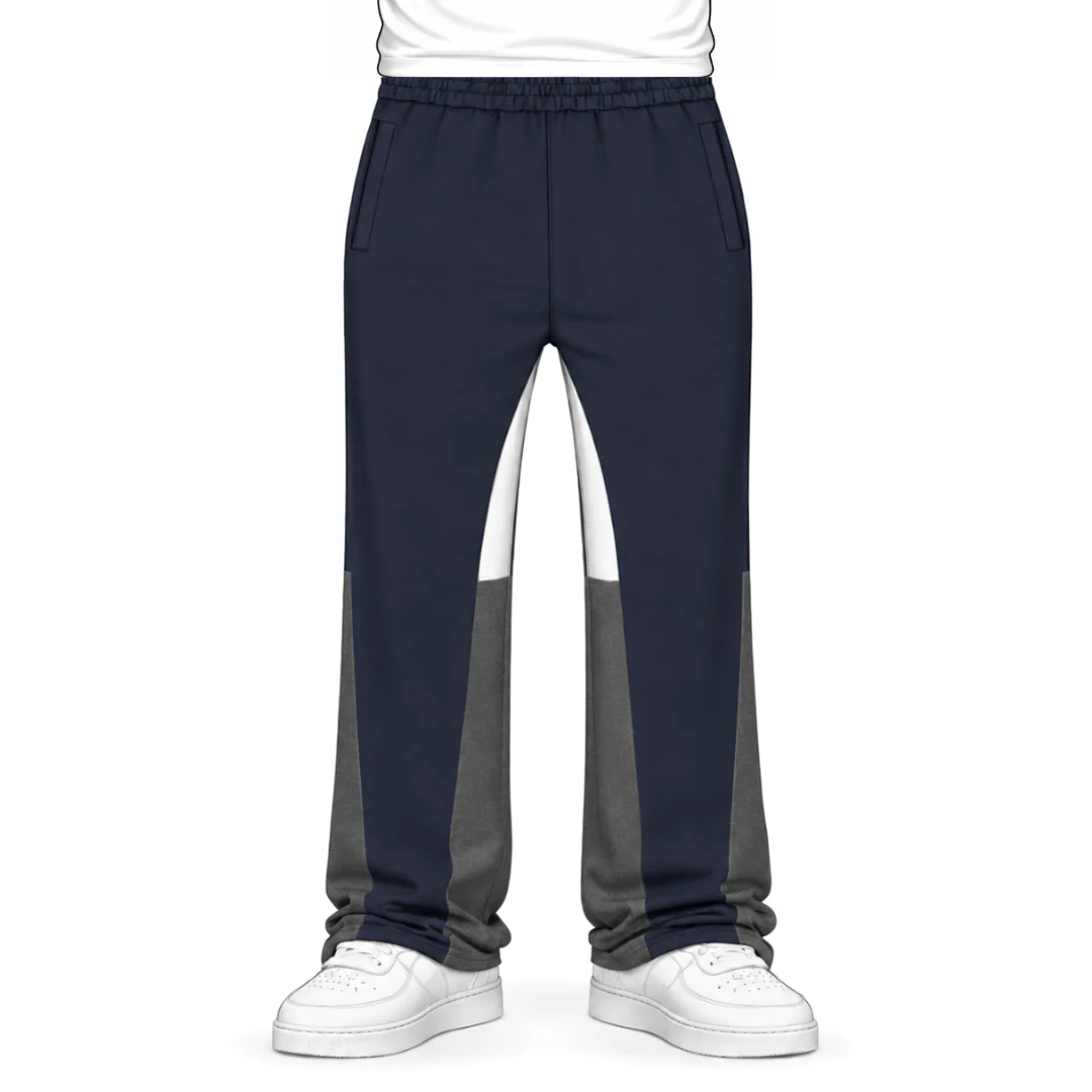 the flared jogga' - navy