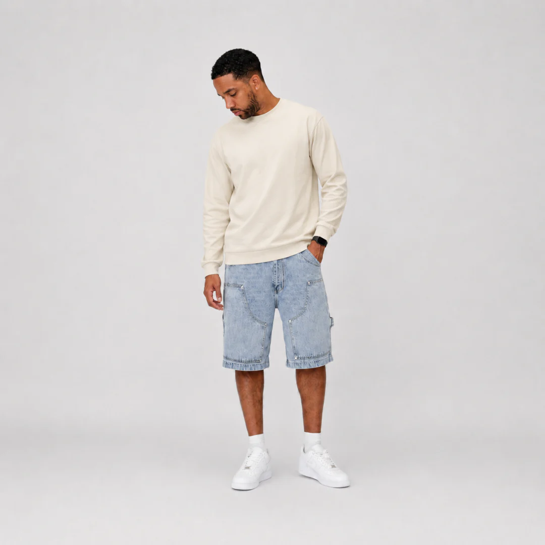 the perfect long sleeve tee - creme - Image 3