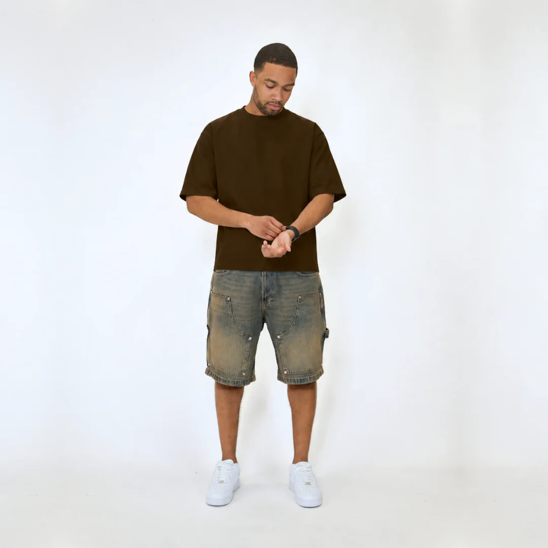 the perfect oversized tee - brown - Image 3