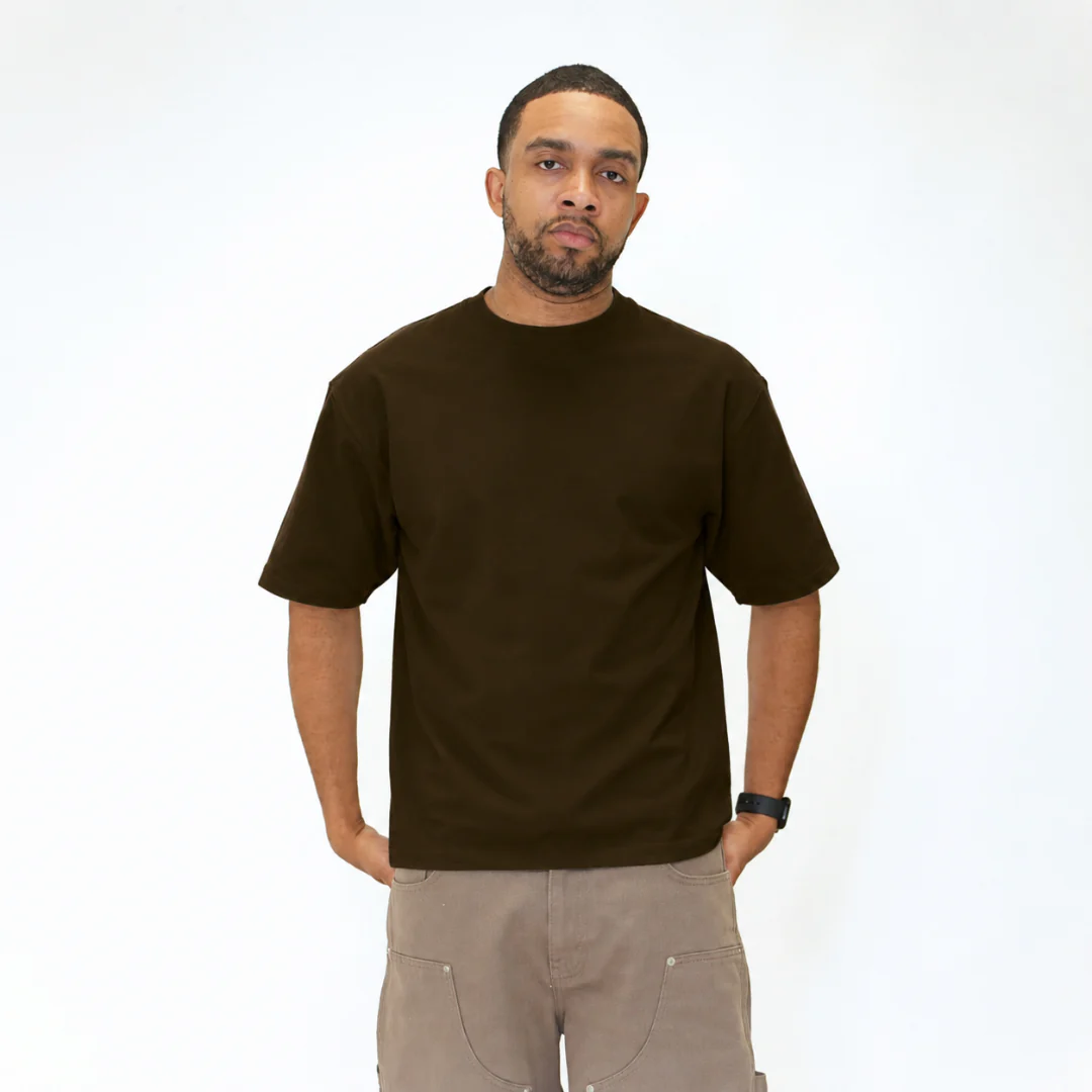 the perfect oversized tee - brown - Image 4