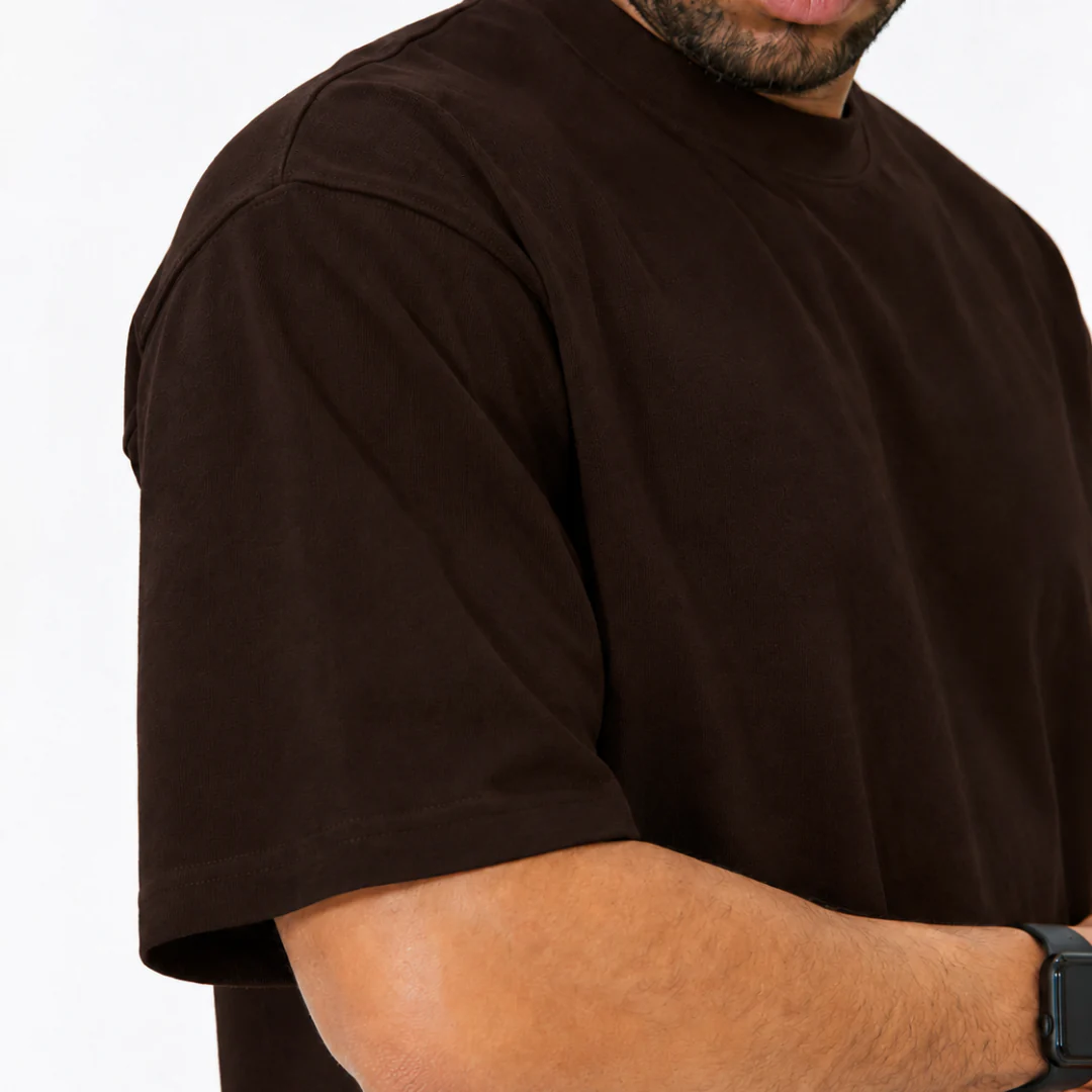 the perfect oversized tee - brown - Image 5