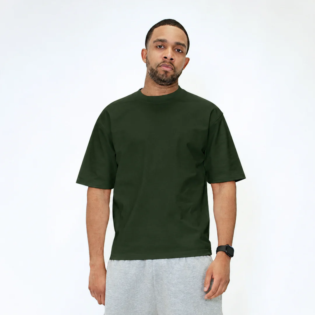 the perfect oversized tee - forest green - Image 3