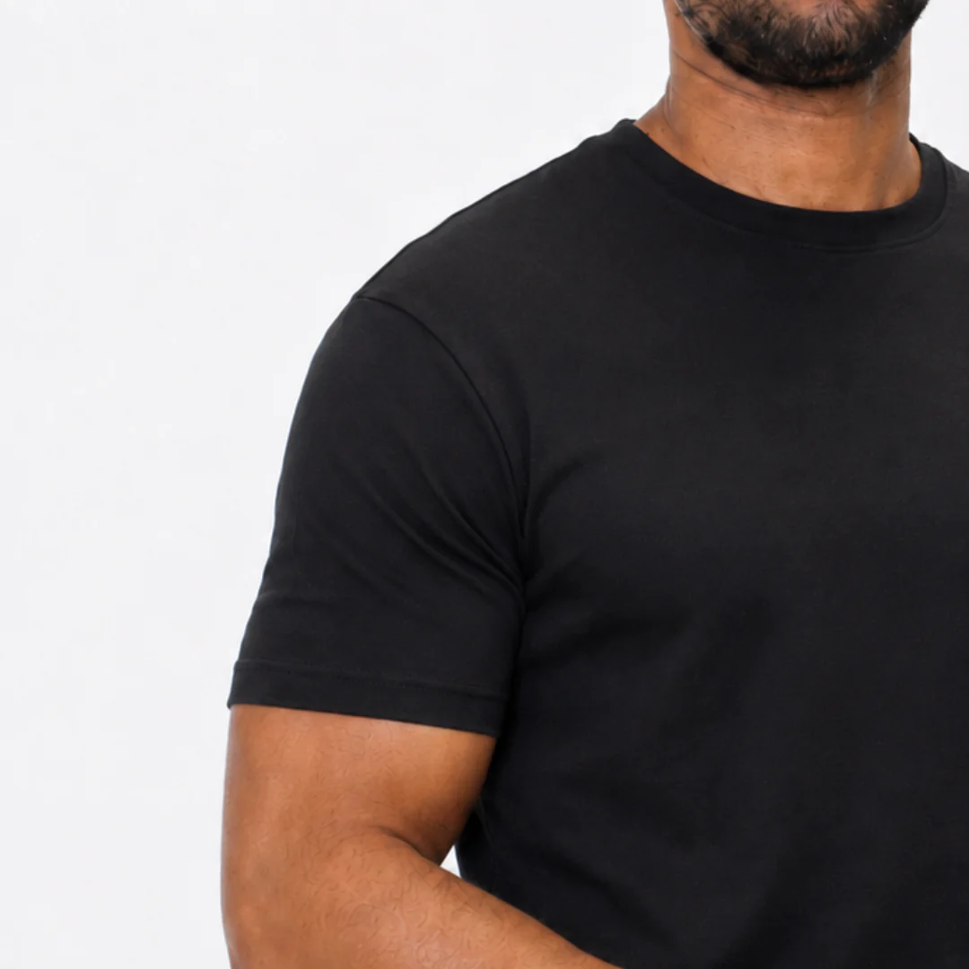 the perfect slim tee - black - Image 5
