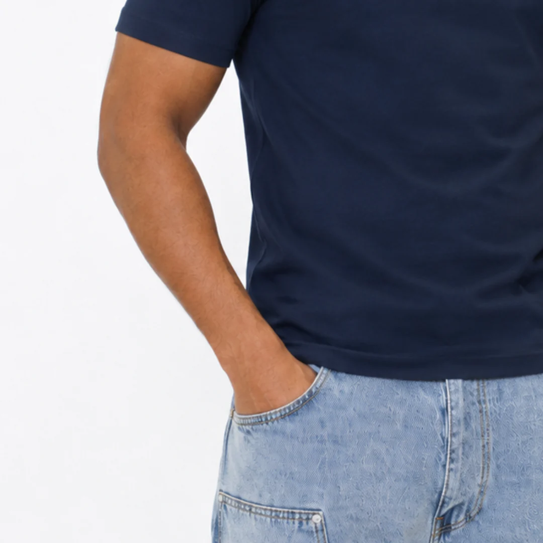 the perfect slim tee - navy - Image 4