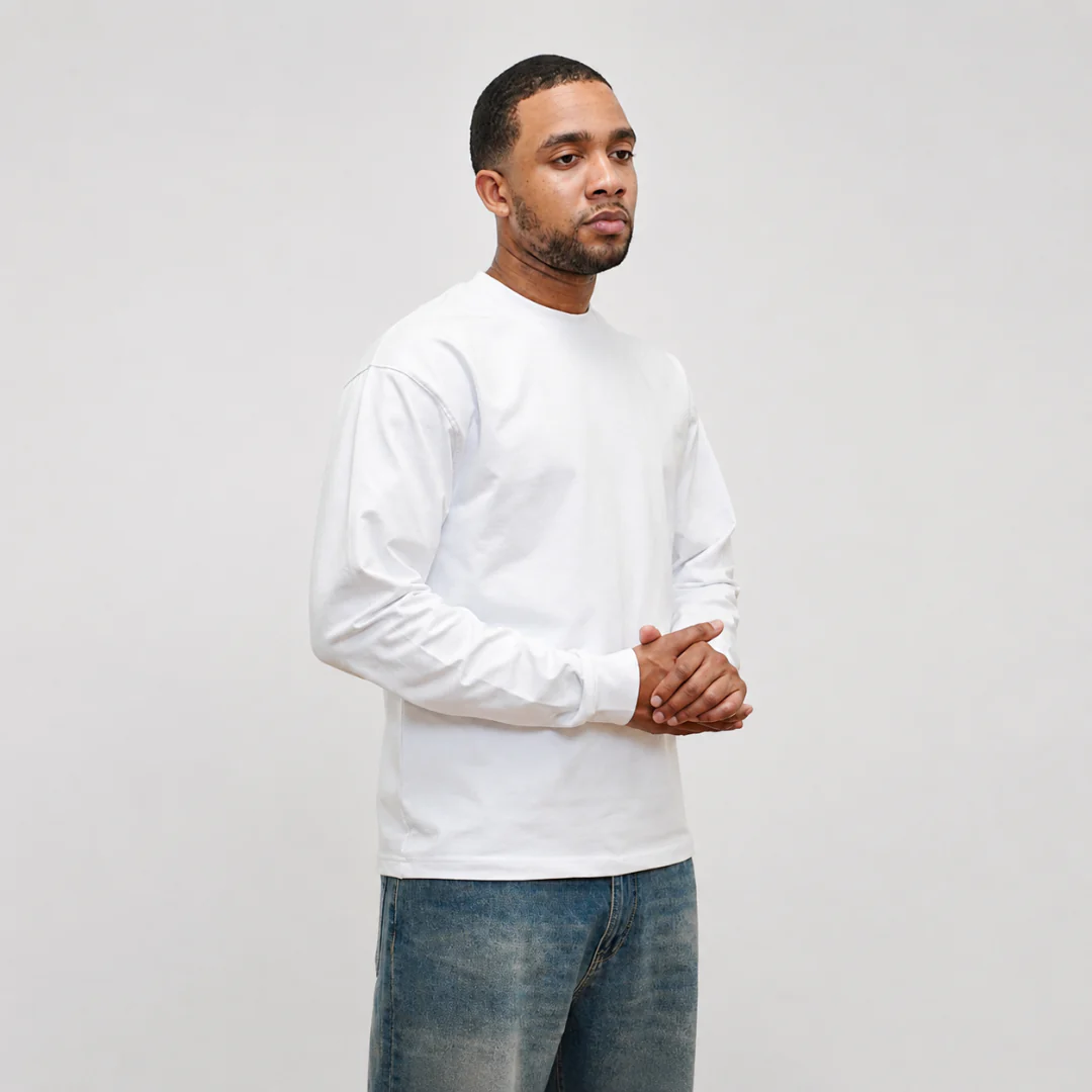 the perfect long sleeve tee - white - Image 5