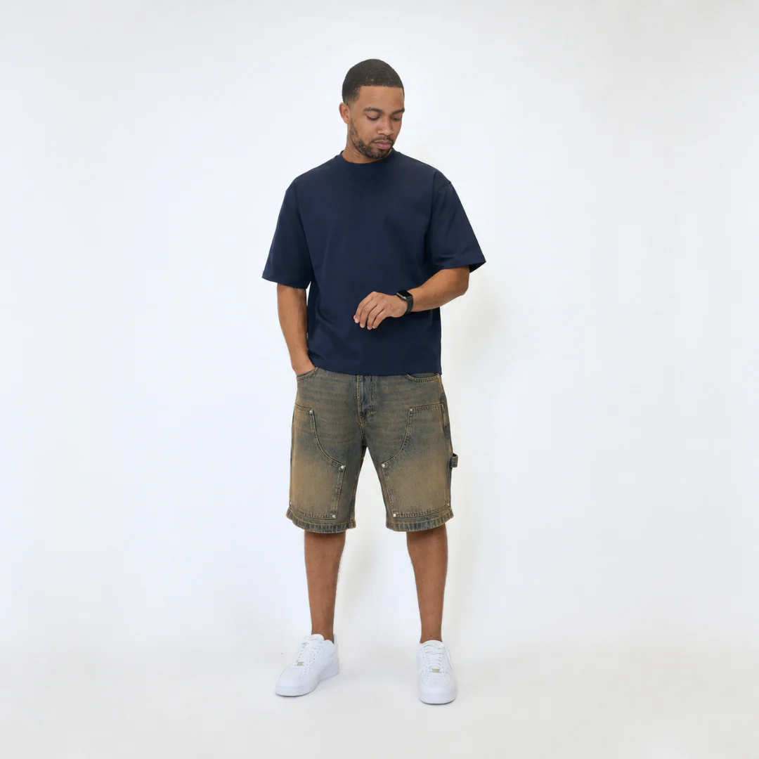the perfect oversized tee - navy - Image 3