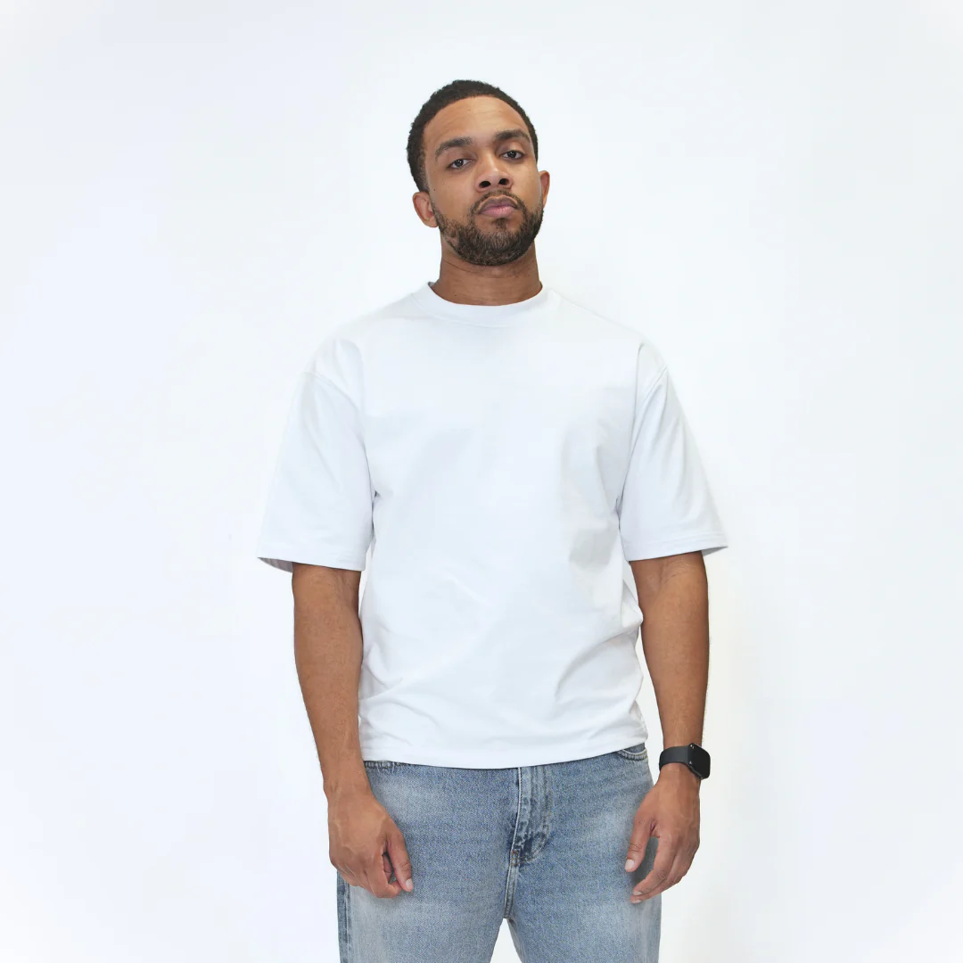 the perfect oversized tee - white - Image 4