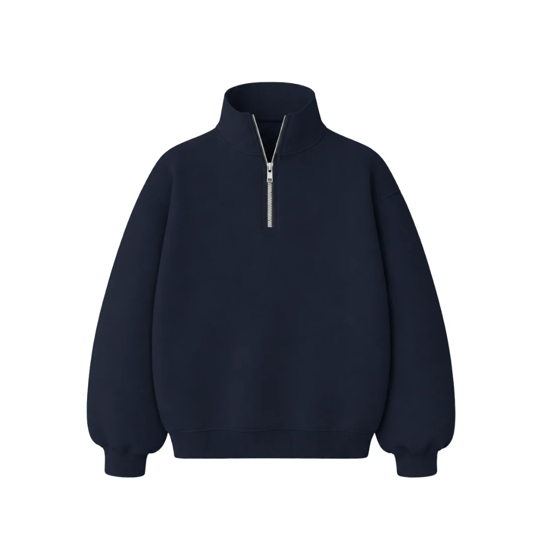 the quarter zippa' - navy - Image 2