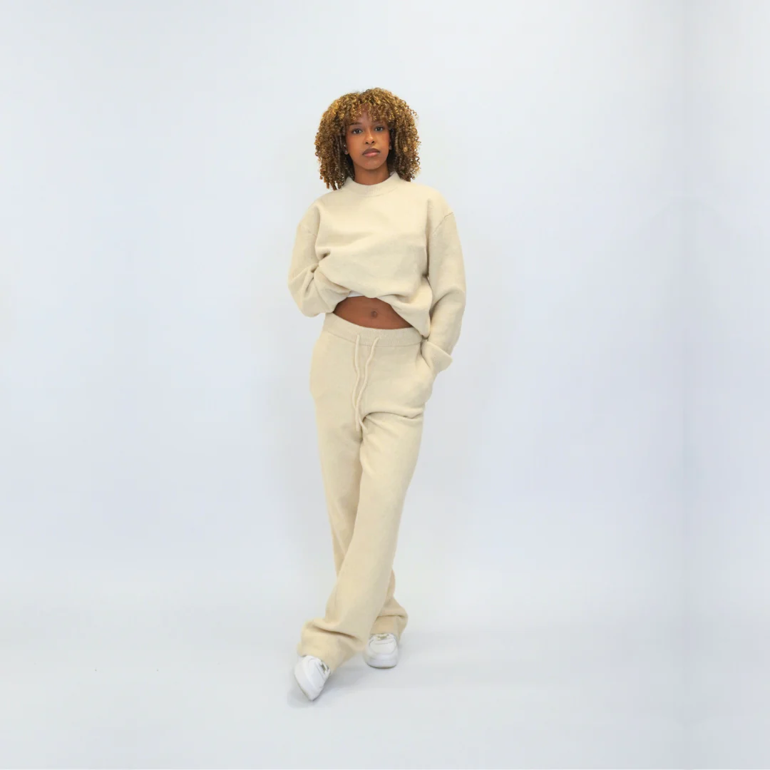the soft-knit sweata' - creme - Image 4