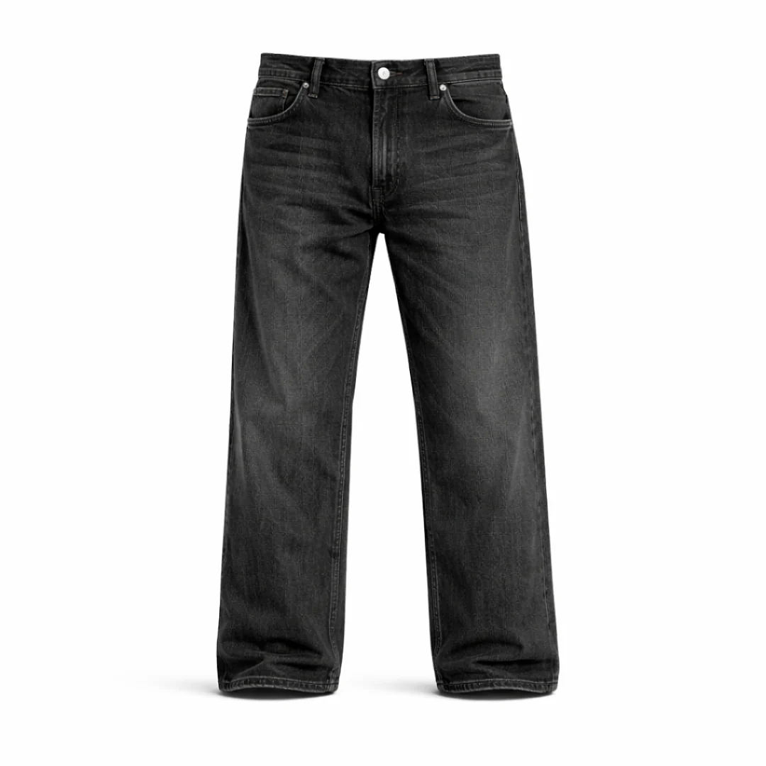 the straight leg jeans - black - Image 2