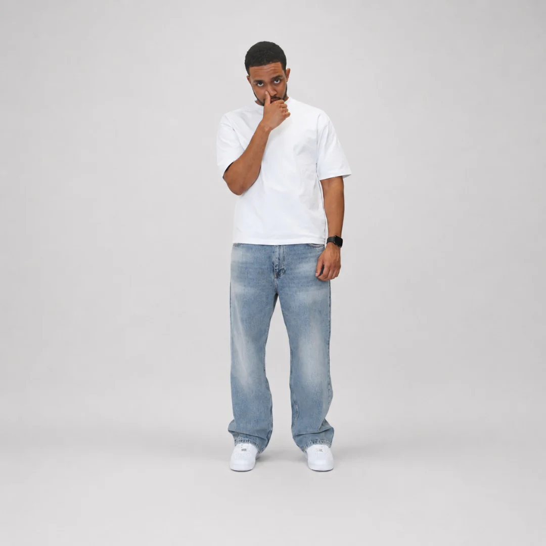 the straight leg jeans - light blue - Image 3