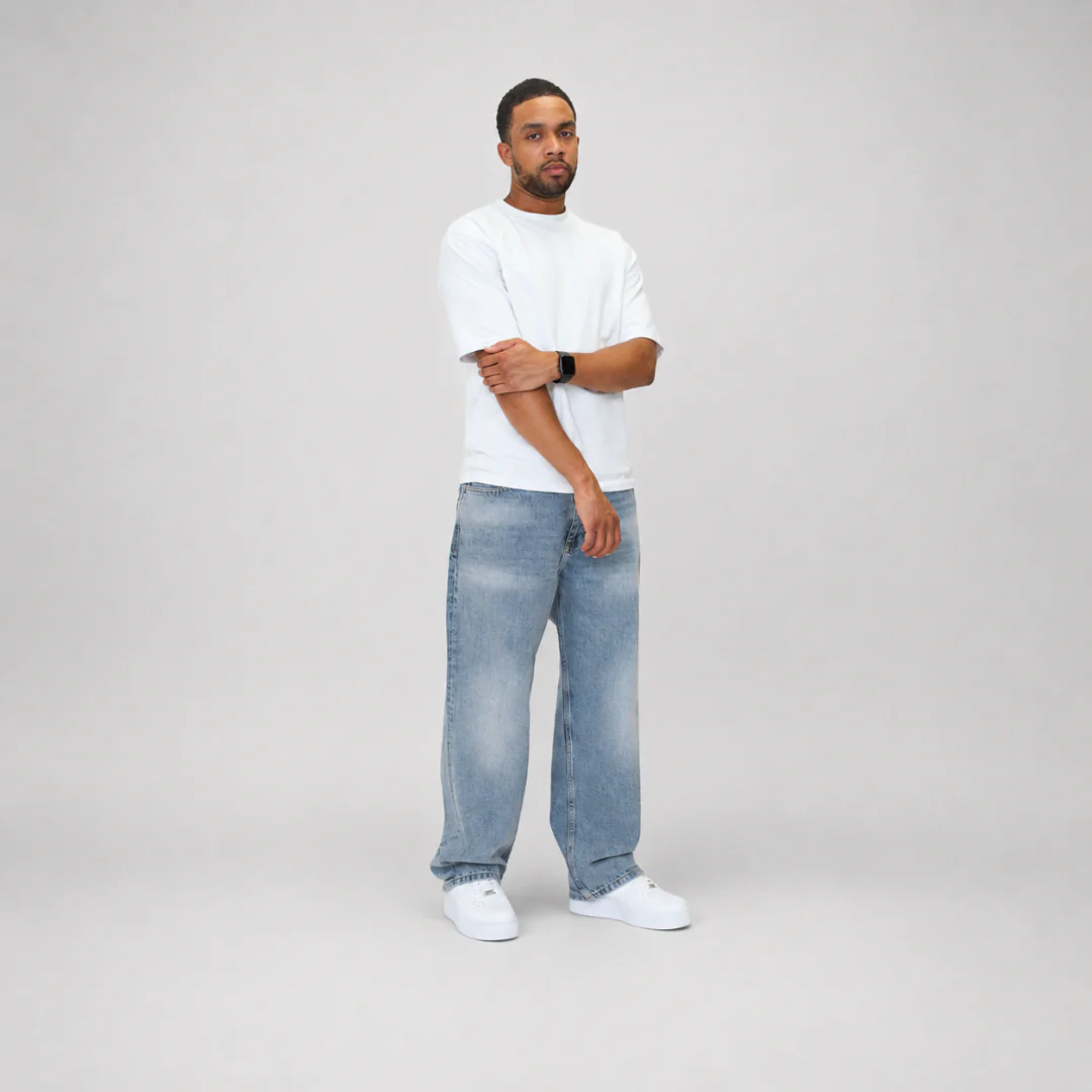 the straight leg jeans - light blue - Image 5